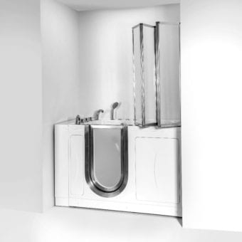 Aegis 3mm Tempered Glass 4 Fold Bath Screen for Walk In Tub featured image